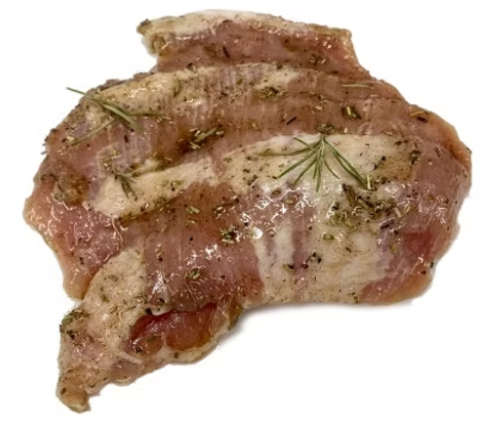 Secret de porc blanc macerat