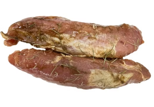 Filet de porc macerat amb herbes